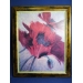 Framed Poppy Print by Anne Darnell, 27 x 33 in.